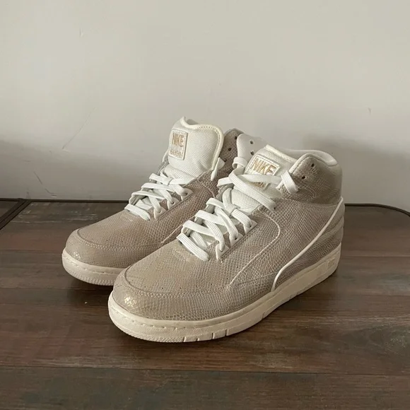 NIKE AIR PYTHON PREMIUM HI SNEAKER TRAINER SPORT MEN SHOES SNAKE SKIN SIZE 8 - Picture 1 of 7